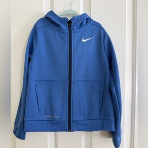 Nike Light Blue Therma-Fit Hoodie Boys Size 6/7